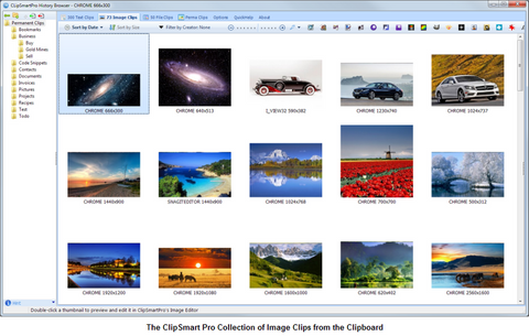 The ClipSmart Pro Collection of Image Clips from the Clipboard