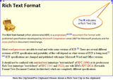 The ClipSmartPro Clipboard Viewer shows a Rich Text Clip in the clipboard