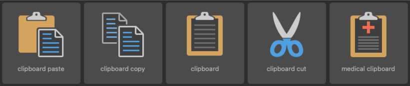 ClipboardIconsDarkMode